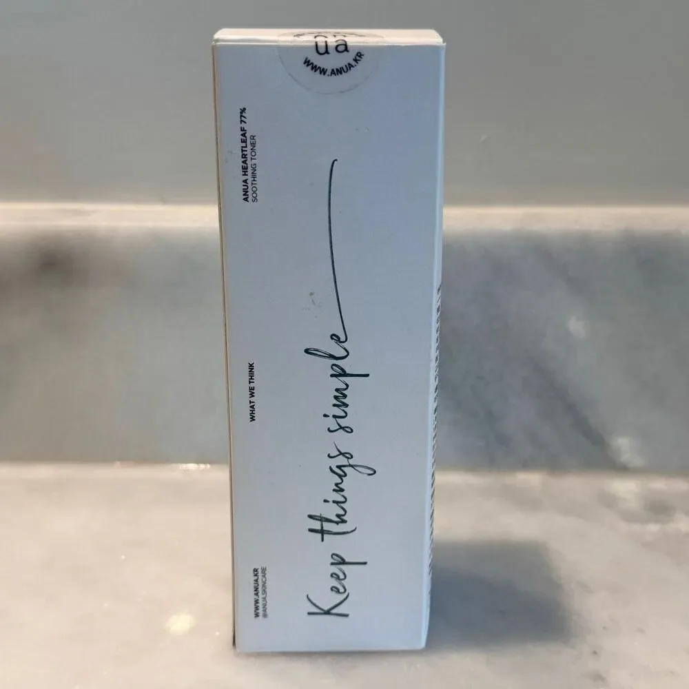 NWT Anua Keep Things Simple Heartleaf 77% Soothing Toner 250 ml/ 8.45 Fl Oz